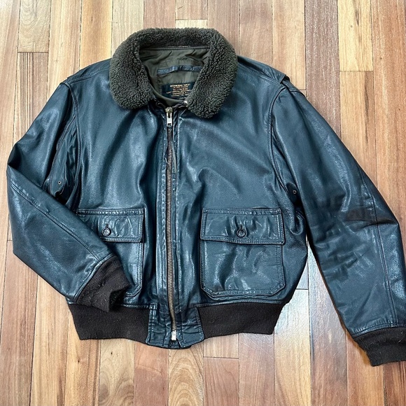 US NAVY ISSUE G-1 Flight Jacket - Picture 1 of 13